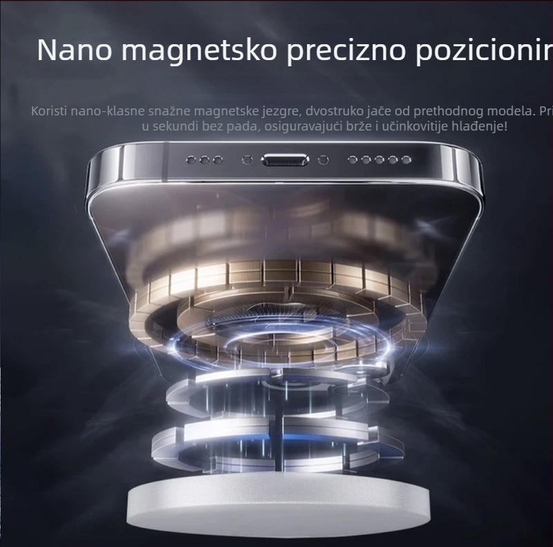 Feiying Shiguang novi vodeni hladnjak za mobitel, 30W poluvodičko hlađenje, magnetsko pričvršćivanje, tiho hlađenje za igranje