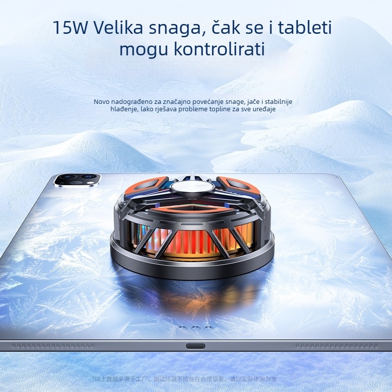 GT31 hlađenje za mobitel s magnetskim stražnjim klipom — 2-u-1 za igranje i prijenos uživo