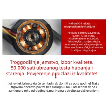 Xuanbing 100 LED CPU hladnjak za desktop AMD, kompatibilan sa socketima 1155/775, tih CPU ventilator s dizajnom tlaka prema dolje