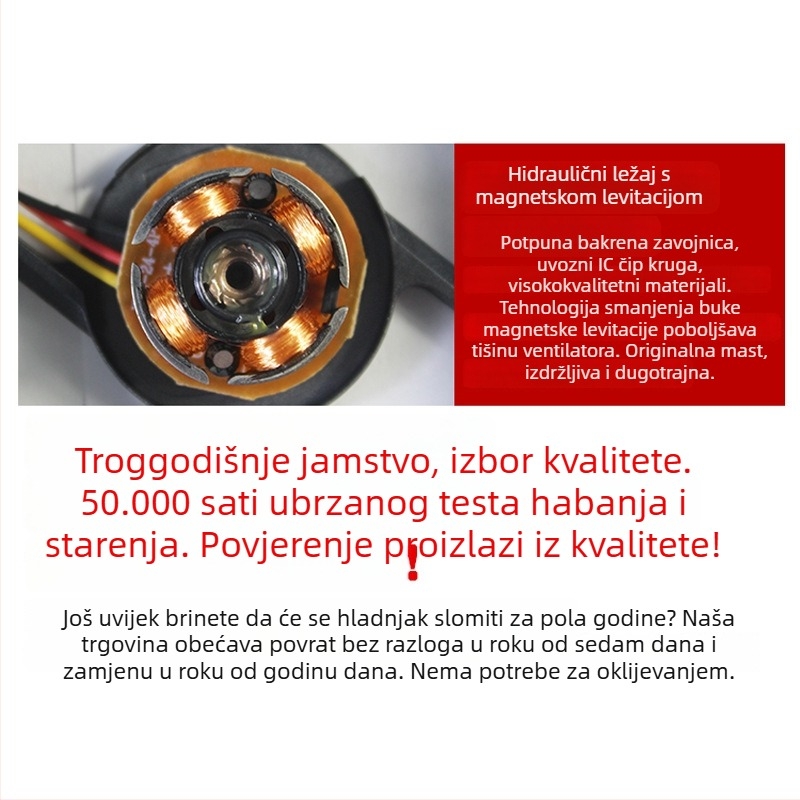 Xuanbing 100 LED CPU hladnjak za desktop AMD, kompatibilan sa socketima 1155/775, tih CPU ventilator s dizajnom tlaka prema dolje