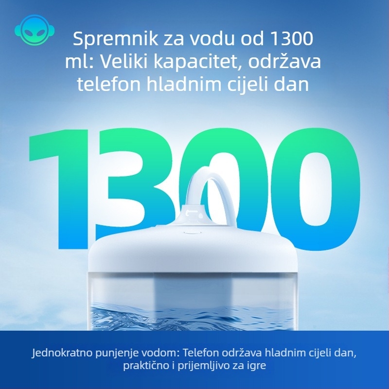 Klipový hladnjak za mobitel s vodnim hlađenjem za igranje i livestream