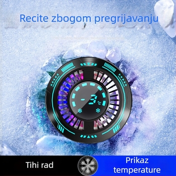 F29 hladnjak za mobitel s inteligentnim digitalnim prikazom, tih, visokoučinkovito prilagodljivo hlađenje s magnetskim pričvršćivanjem