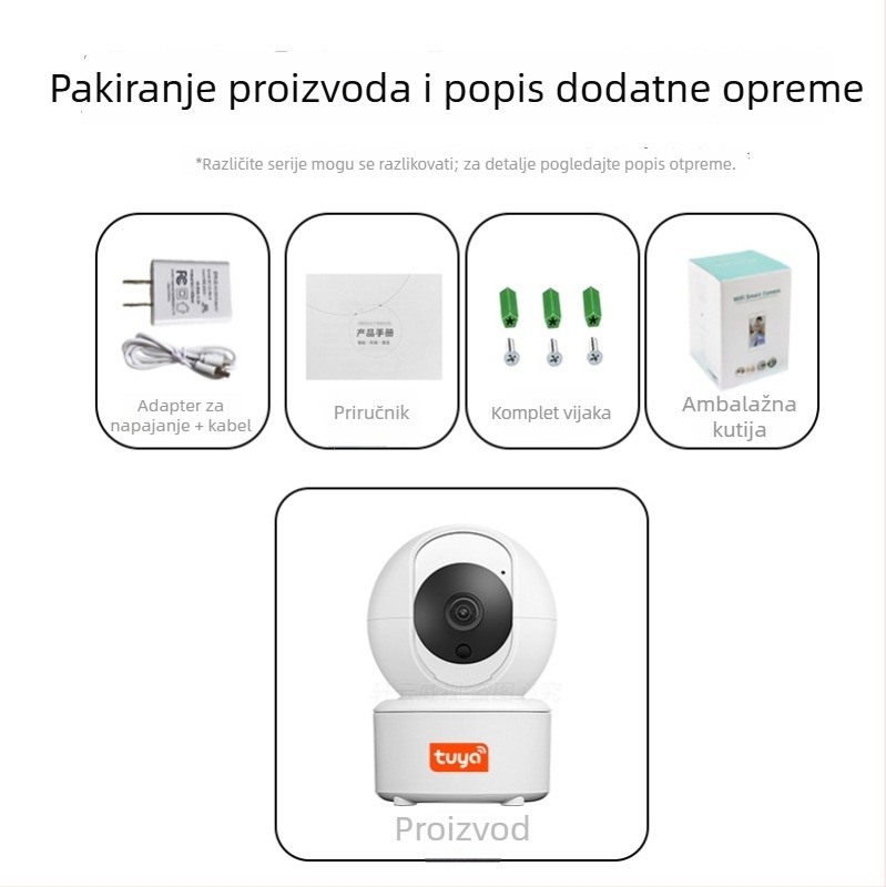 8MP 4K Bluetooth HD kućna PTZ Wi-Fi IP kamera