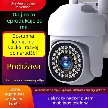 Bežična kamera za nadzor u obliku žarulje, 1080p HD, pametna žarulja kamera