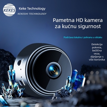 A9 Bežična kamera s WiFi, daljinsko upravljanje, noćni vid, HD kompaktna vanjska kamera za sport