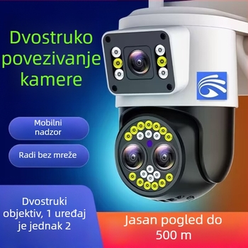 Vanjska WiFi HD sigurnosna kamera s pametnim značajkama za kućnu sigurnost