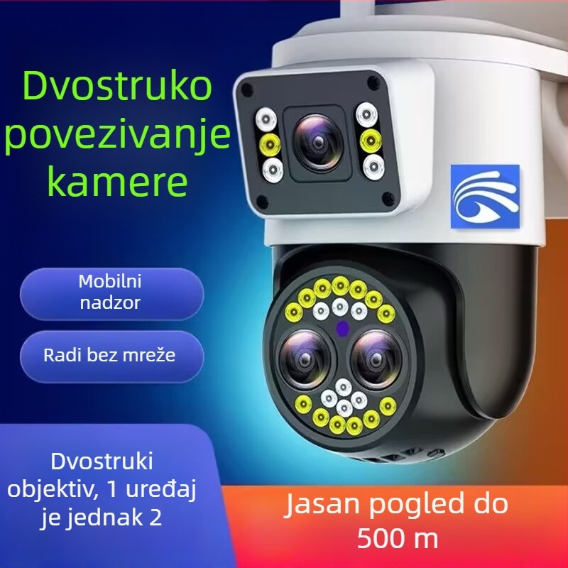 Vanjska WiFi HD sigurnosna kamera s pametnim značajkama za kućnu sigurnost