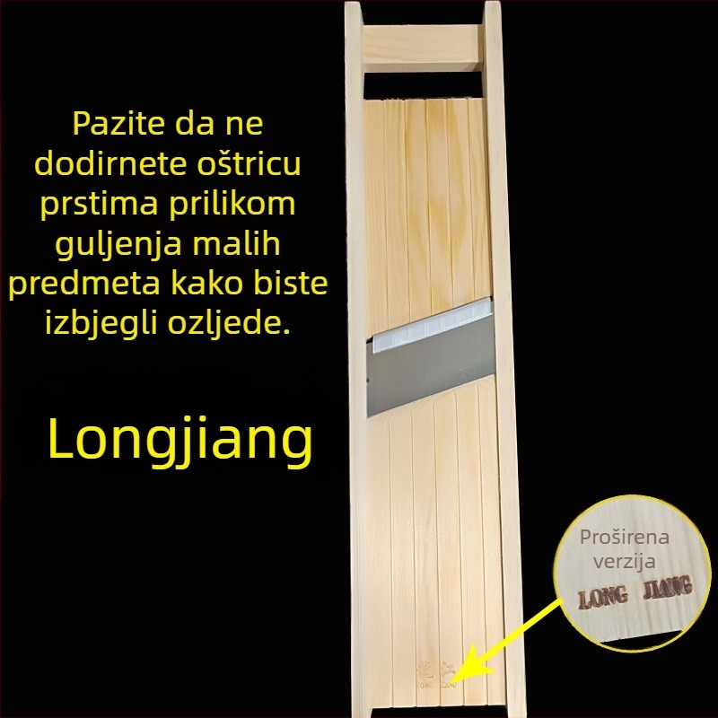 Longjiang višenamjenski rezač za povrće s podesivom debljinom rezova, rende i rezač za krumpire