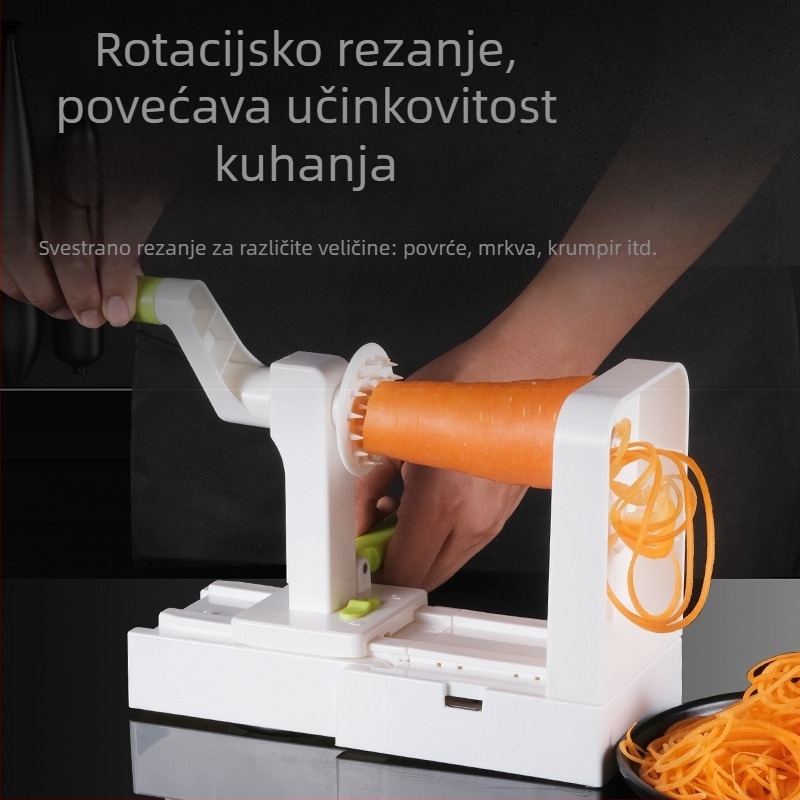 Višenamjenski kuhinjski rezač za povrće s ručnim rezačem za krumpire i mrkvu