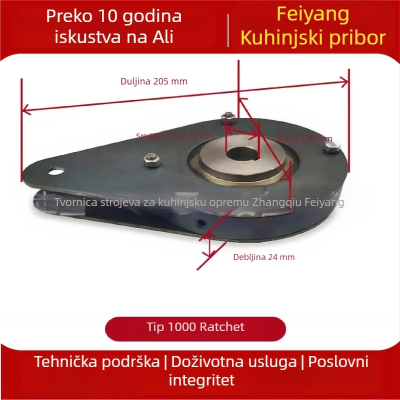 Set ratchet čeljusti za kuhinjski rezač povrća