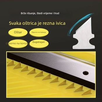 Višenamjenski sjeckalica za povrće s ručnim rendeom i sjeckalicom za tikvice, krumpire, rotkvice i krastavce