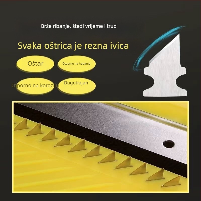 Višenamjenski sjeckalica za povrće s ručnim rendeom i sjeckalicom za tikvice, krumpire, rotkvice i krastavce