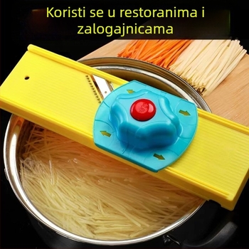 Višenamjenski rezač povrća s više oštrica za rezanje i ribanje krumpira