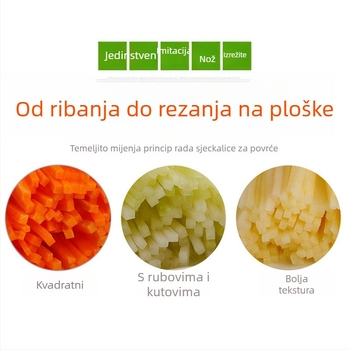 Longjiang višenamjenski kuhinjski rezač za povrće, s daskom za rezanje i rende za krumpire