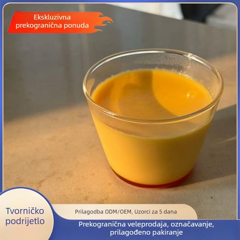 Staklene čašice za puding otporne na visoke temperature za pečenje, prozirne čašice za pareno jaje, jogurt i mousse deserte, sigurne za pećnicu