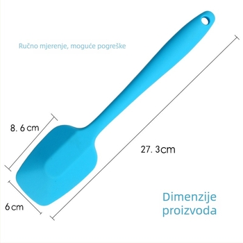 Velika jedinstvena silikonska špatula za maslac, miješanje i špatula s jezičkom za tortu i kremu