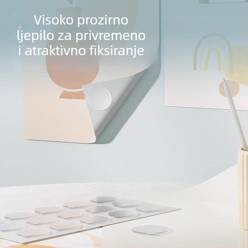 Deli dvostrana ljepljiva folija, snažna i prozirna