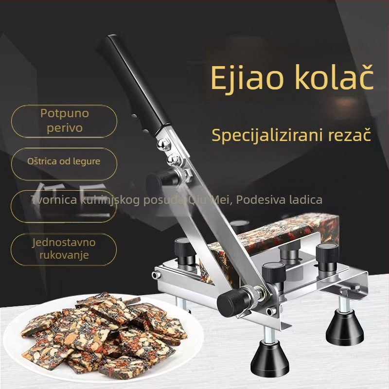 Nehrđajući čelik višefunkcijski rezač za želatinske deserte, nugat, rižni kolač, biljna lijekova, duhan i zamrznuto meso.