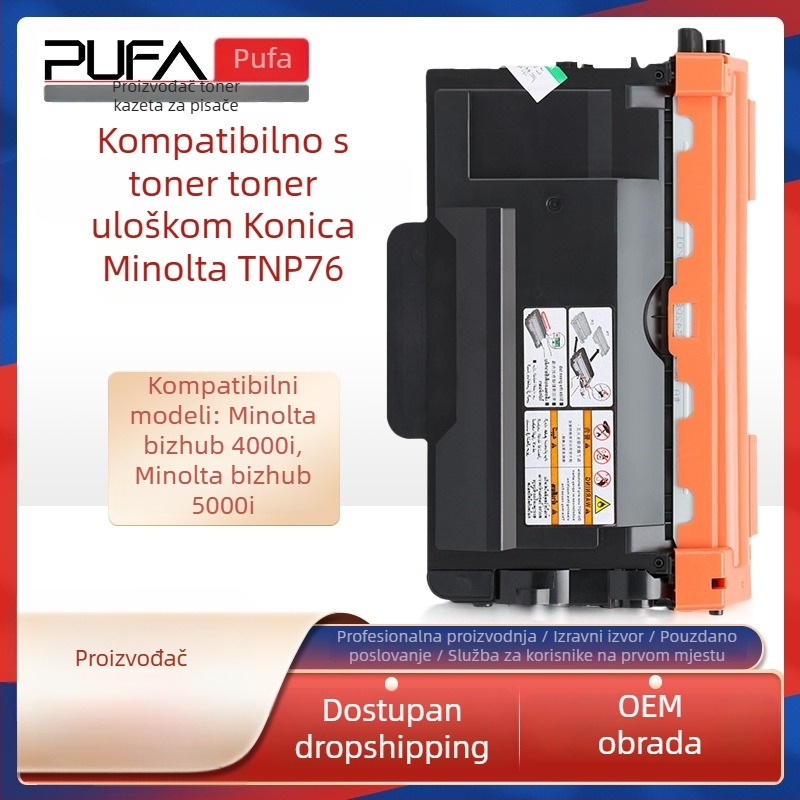 TNP76 toner kaseta za Konica Minolta Bizhub 4000i/5000i — bubanj TNP75