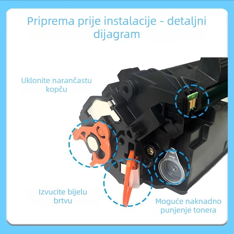 Qisheng HP W1660A toner kazeta, kompatibilna s HP1008w, 1188w i 1136w pisačima (nova)