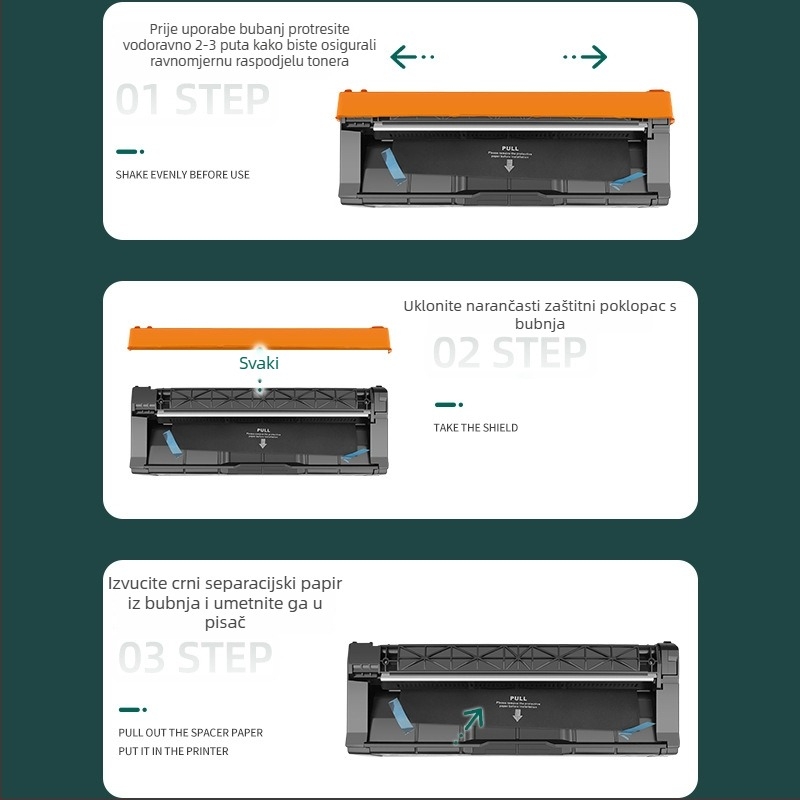 Toner kaseta za Ricoh SPC340DN (407895, 896, 897, 898)