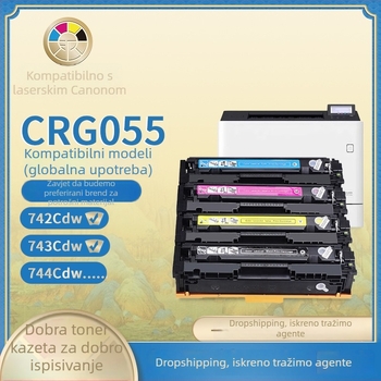 CRG-055K toner kaseta kompatibilna s Canon i-SENSYS MF742Cdw MF743CDW MF744Cdw MF746Cx