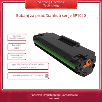 Xianhua SP1020 serija originalna toner kaseta za crno-bijeli laserski pisač – potrošni materijal sve-u-jednom