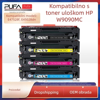 Kartuša tonera W9090MC za HP Color LaserJet E45028DN i E47528F, s tonerskim čipom