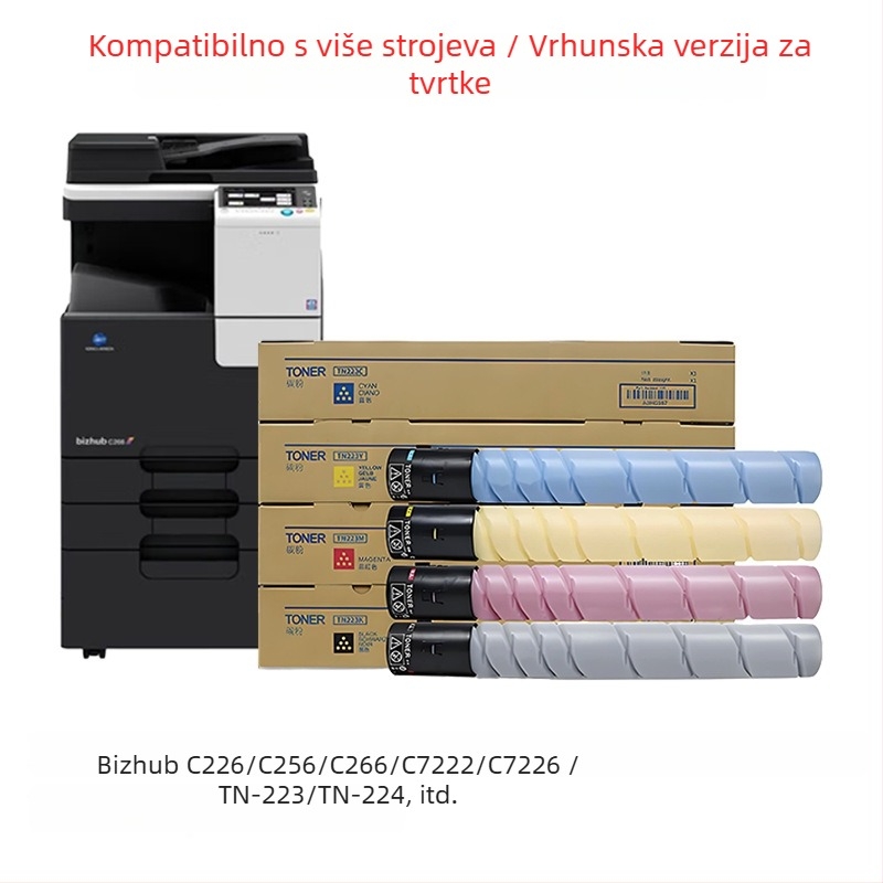 Toner kaseta za Konica Minolta Bizhub C226/C256/C266/C7222/C7226 TN-223/TN-224 (Poslovna verzija)