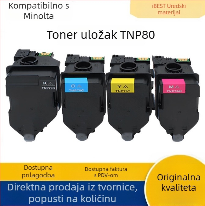 Tonerkazeta za Konica Minolta Bizhub C3320i/C3321i – TNP79/80/81, AAJW132