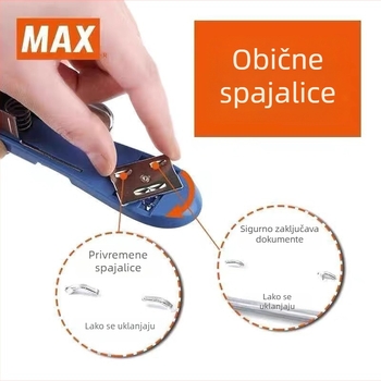 MAXHD-88R lukasti spenjač, srednje veličine, veže do 30 stranica