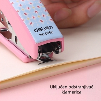 Deli 0456 set spajalica, mini sladak crtani dizajn za učenike