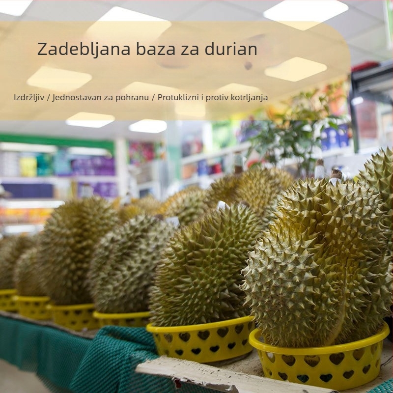 Kružni prsten za prikaz voća: fiksni prsten za dinju i kružnicu za Hami dinju, baza za durijan, protuklizna plastična podloga