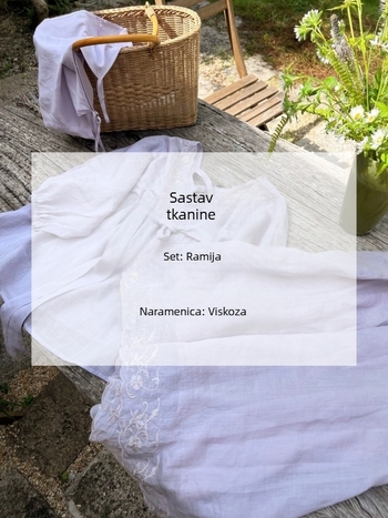 Ženski trodjelni set u Guofeng stilu: ramije izvezeni gornji dio, suknja i top s naramenicama