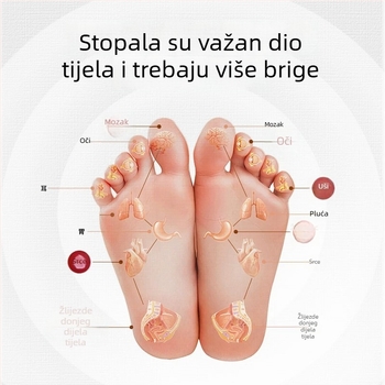Ulošci za masažu stopala s tvrdim šiljcima potiču akupunkterne točke, tvrdi čestice smiruju stopala