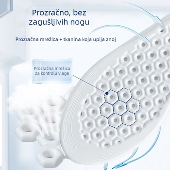 Sportske uloške s zračnim jastučićem: apsorpcija udara, visoka elastičnost, prozračnost, apsorpcija znoja i anti-odor, debeli ulošci za košarku i trčanje
