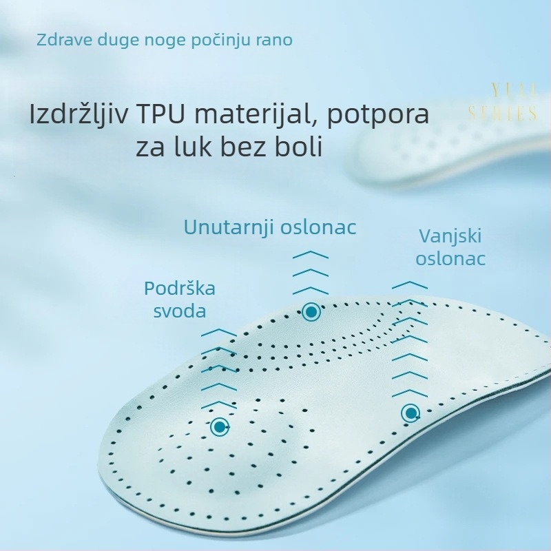 Uložci s potporom luka za cipele, sportski ulošci za povećanje visine, visokoelastični amortizirajući ulošci za žene i muškarce, za korekciju valgusnog oblika nogu