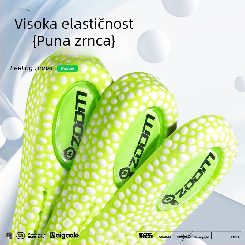 Unutarnja uloška za sportsku obuću za povećanje visine, antibakterijska, upija znoj, tlumi udarce uz popcorn efekt, prozračna, za muškarce i žene