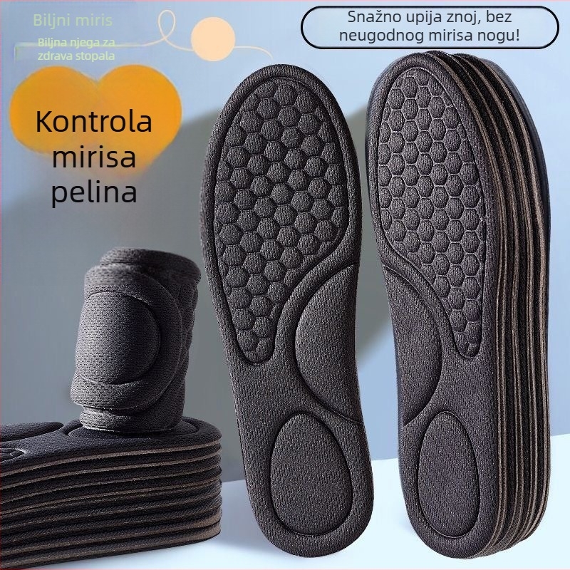 Sportska uložak s pelinom, dezodorirajući, upija znoj, prozračan i periv, za muškarce i žene.