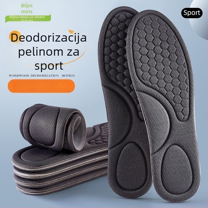 Sportska uložak s pelinom, dezodorirajući, upija znoj, prozračan i periv, za muškarce i žene.