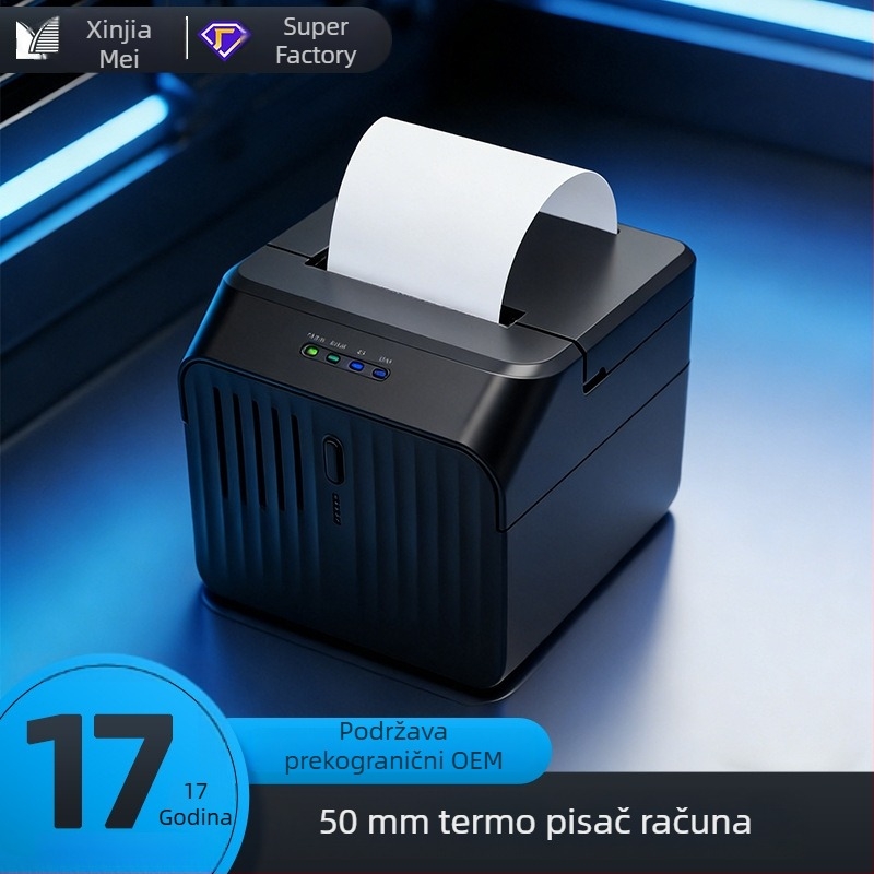58 mm termalni pisač, bežični Bluetooth, stolni pisač računa i narudžbi za take-out