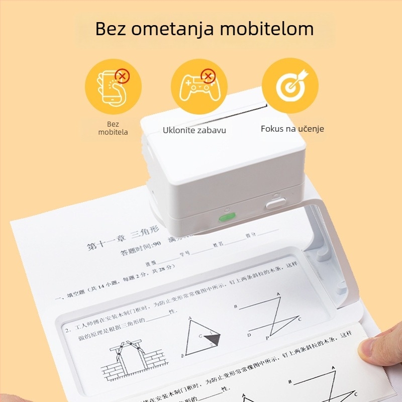 Printer za ispravljanje grešaka za učenike osnovne, srednje i gimnazije, USB termalni pisač, format papira 57×150 mm, 180 g, 12000 mAh
