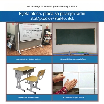 Bulk čistač bijele ploče 100 ml za uljne markere i gumicu za brisanje
