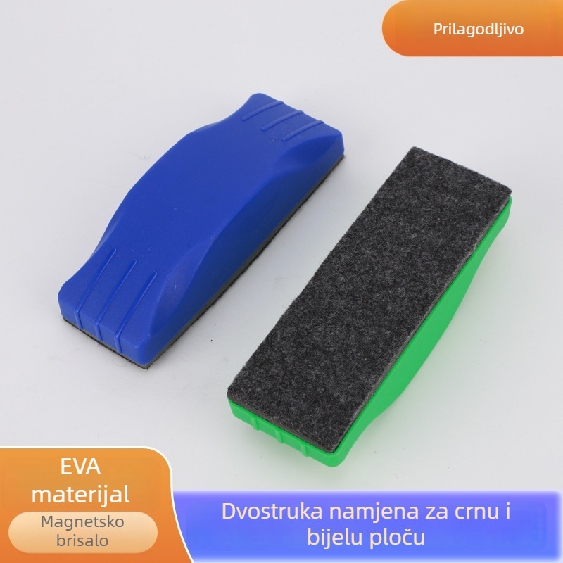 Magnetska gumica za bijelu ploču bez prašine, s velurom na površini i EVA pjenastim brtvilom, visoko gustoća spužva