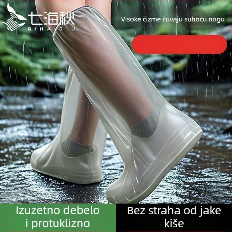 Jednokratne navlake za cipele za kišu, vodootporne, protuklizne, debele i otporne na trošenje, za odrasle i djecu, dugi