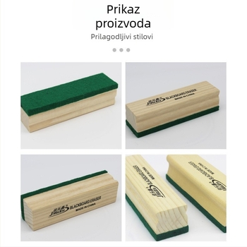 Prilagodljiva drvena gumica za ploču s filcom, antistatika, za učionicu