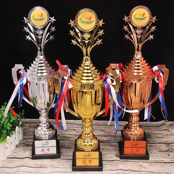 Plastična trofeja u zlatnoj, srebrenoj i bakrenoj boji, personalizirana nagrada za školu, ples, glazbu, abakus i mentalnu aritmetiku