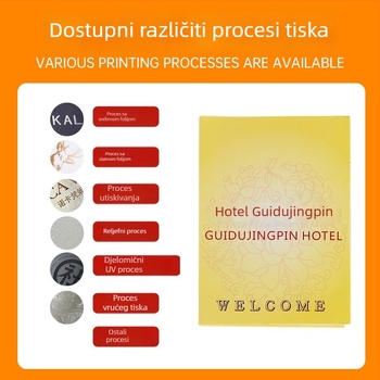 Prilagođeni držač kartice za sobu za hotele i B&B, držač kartica za kupovinu i članove poslovnog kluba, papirnati držač kartice