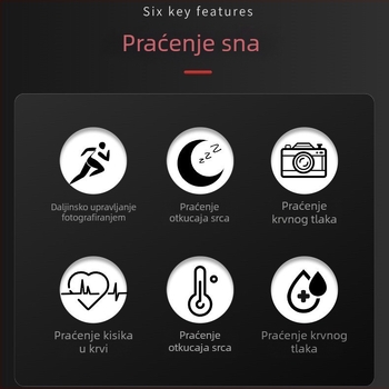 R8 pametni prsten od karbonskih vlakana s praćenjem srčanog pulsa i zasićenja krvi kisikom u realnom vremenu, za sport i fotografiranje
