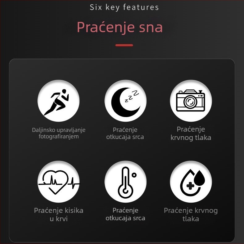 R8 pametni prsten od karbonskih vlakana s praćenjem srčanog pulsa i zasićenja krvi kisikom u realnom vremenu, za sport i fotografiranje